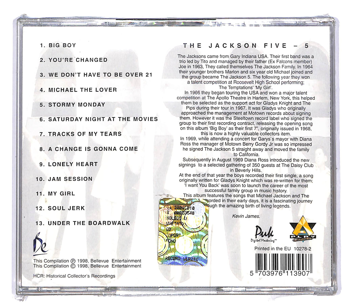 EBOND The Jackson 5 - 5 CD CD050502
