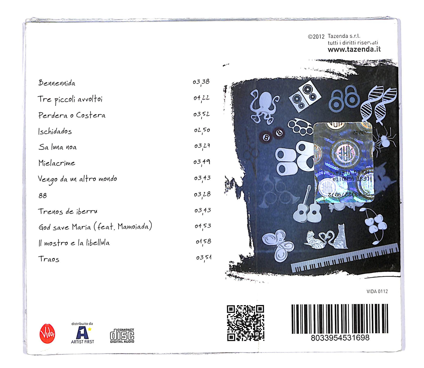 EBOND Tazenda - Ottantotto CD CD050528
