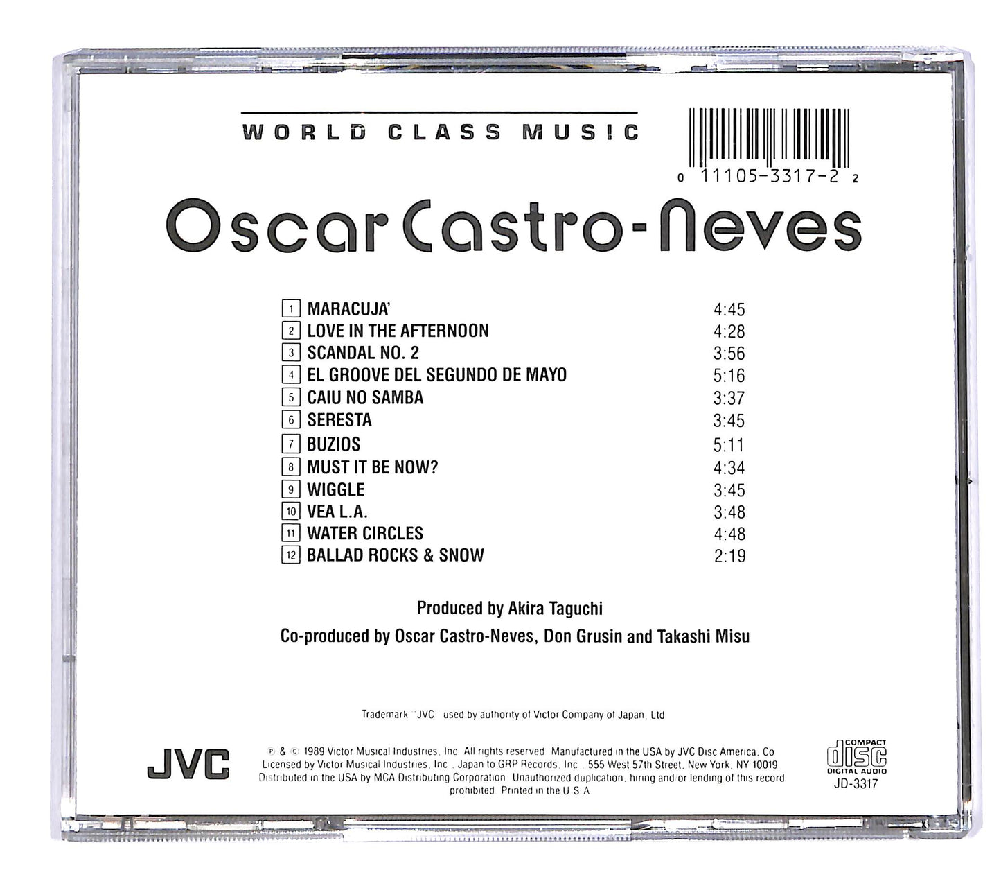 EBOND Oscar Castro-Neves - Maracuja' CD CD050609