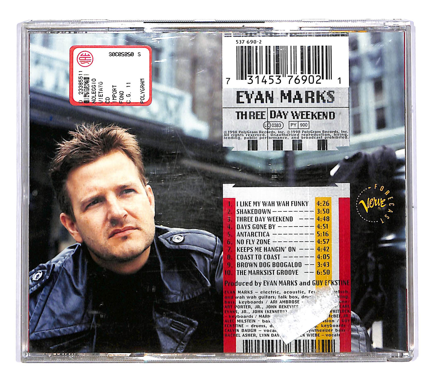 EBOND Evan Marks - Three Day Weekend CD CD050614