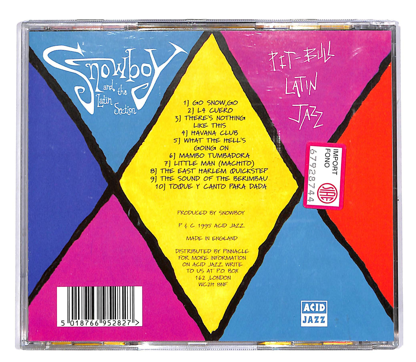 EBOND Snowboy e The Latin Section - Pit-Bull Latin Jazz CD CD050809
