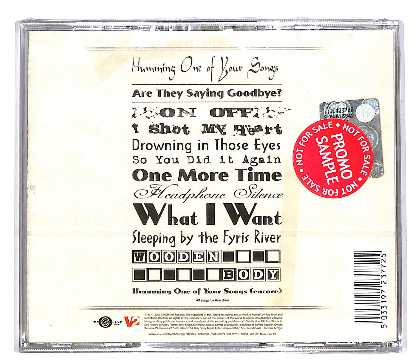 EBOND Ane Brun - Spending Time With Morgan CD CD050814