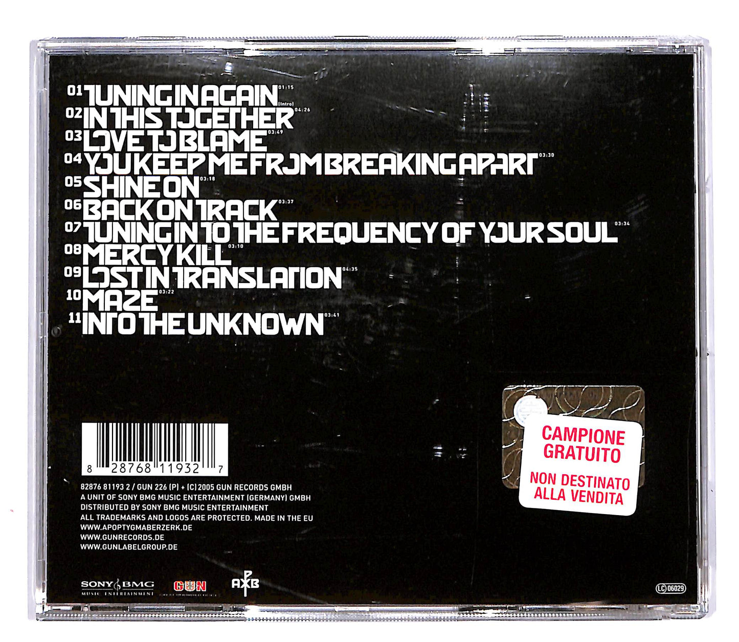 EBOND Apoptygma Berzerk - You And Me Against The World CD CD050845