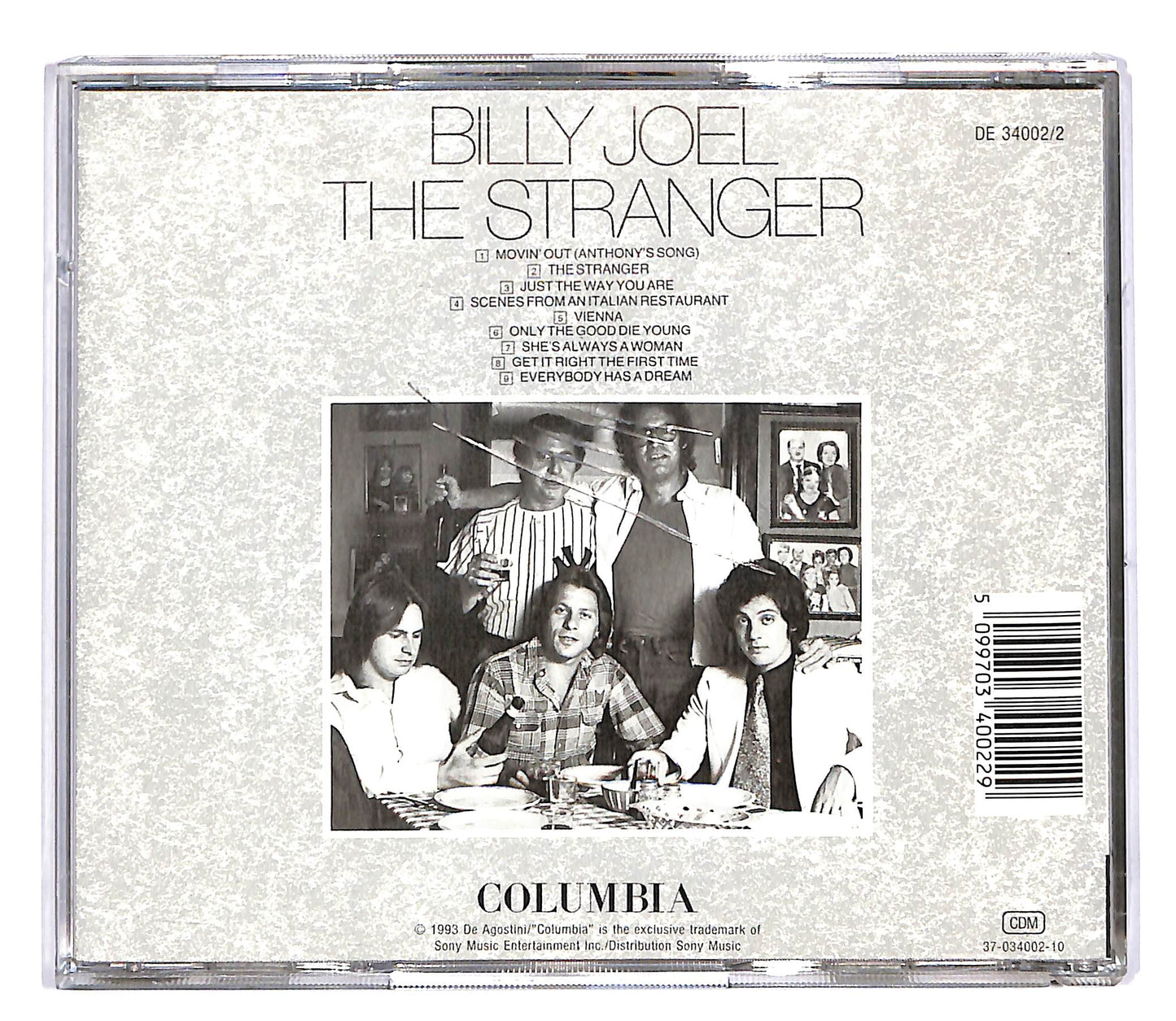 EBOND Billy Joel - The Stranger EDITORIALE CD CD050902
