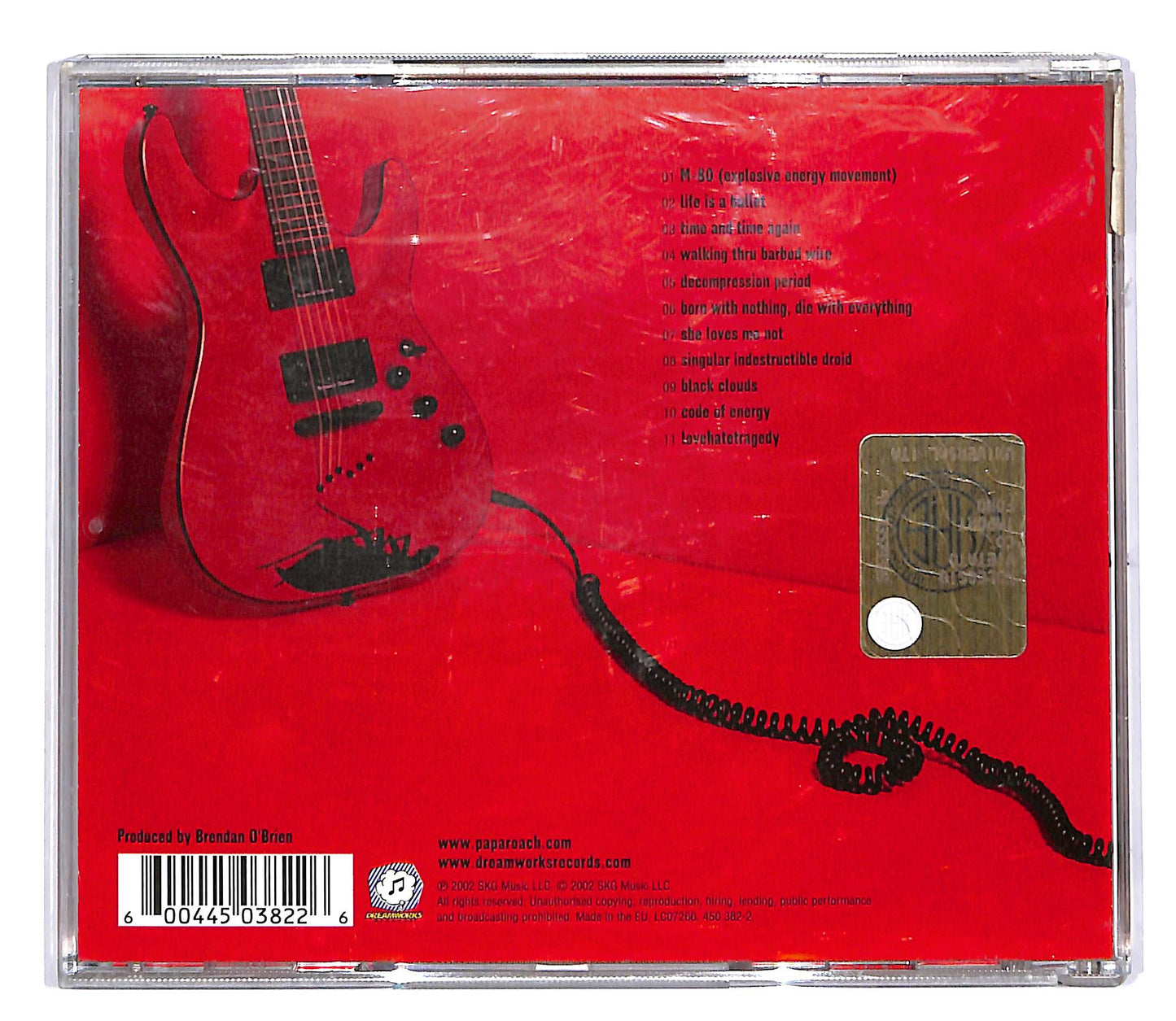 EBOND Papa Roach - Lovehatetragedy CD CD050936