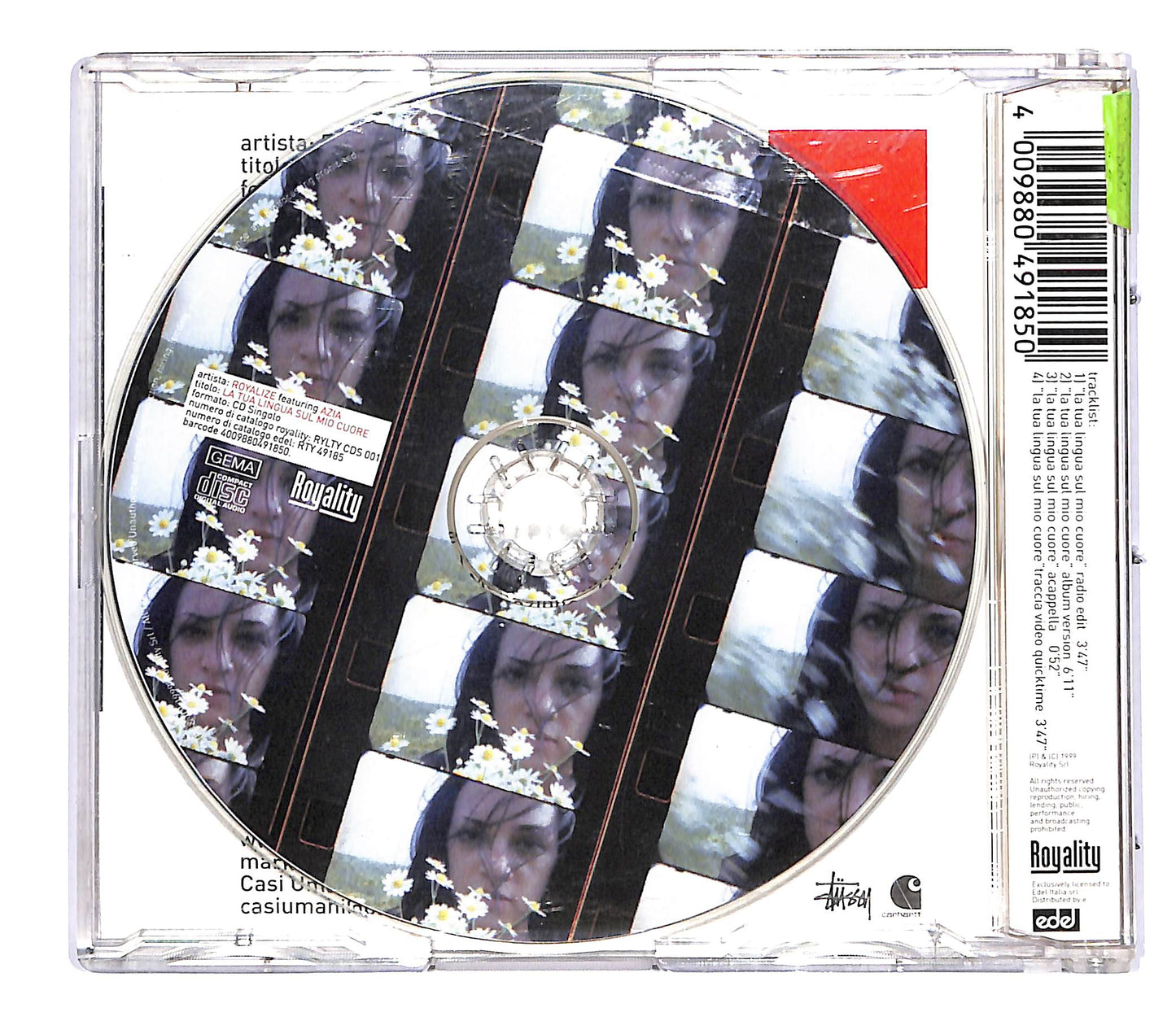 EBOND Royalize Featuring Azia - La Tua Lingua Sul Mio Cuore CD CD050965