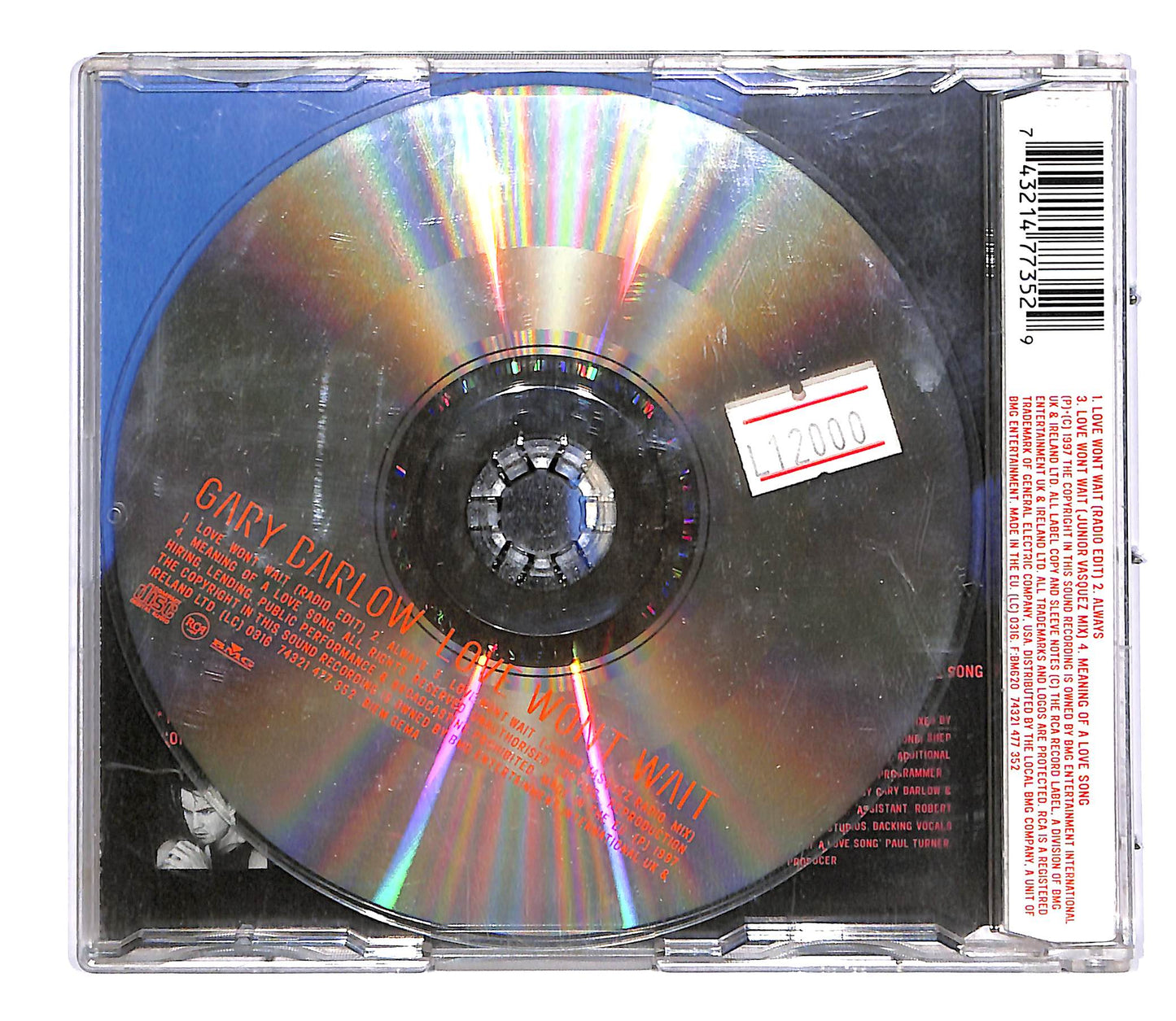 EBOND Gary Barlow - Love Won't Wait CD CD051002