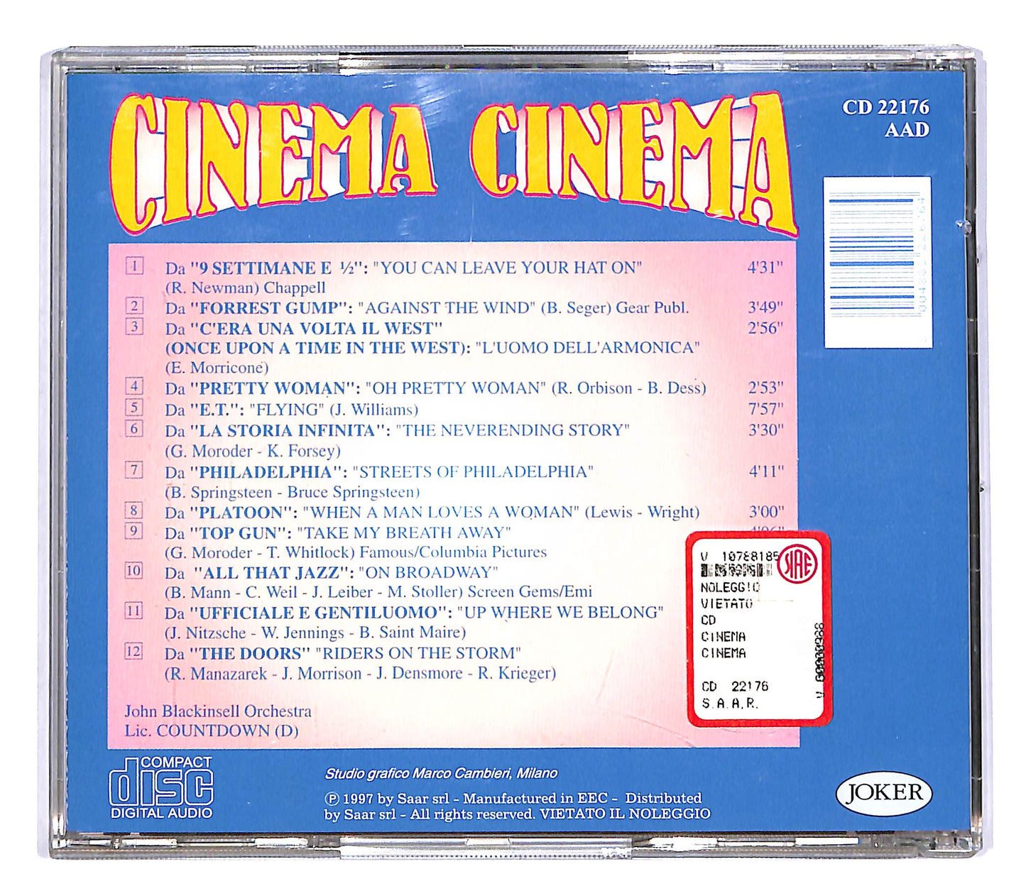EBOND Various - Cinema Cinema CD CD051005