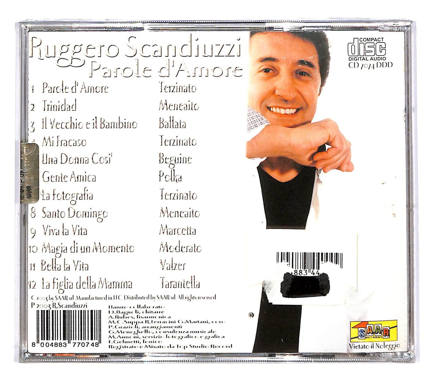 EBOND Ruggero Scandiuzzi - Parole D'Amore CD CD051027