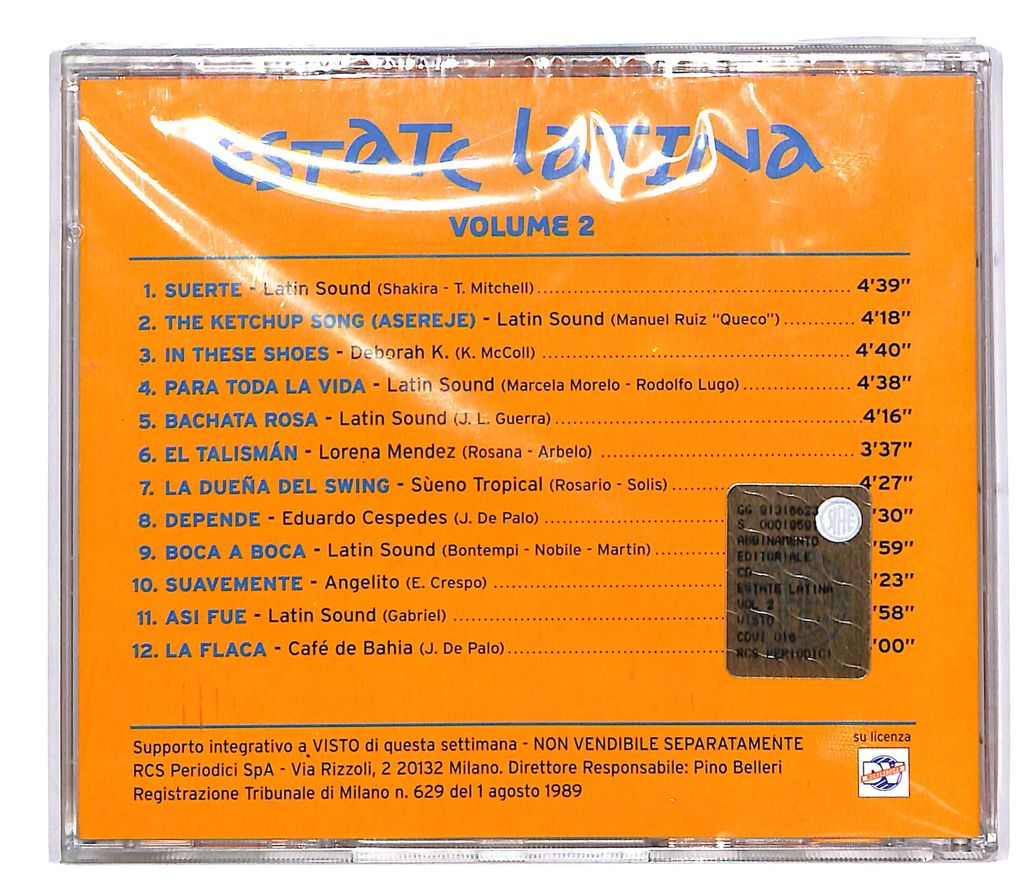 EBOND Various - estate latina vol.2 EDITORIALE CD CD051050