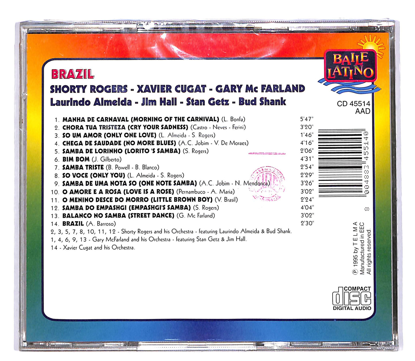 EBOND Brazil - S.Rogers - X-Cugat - G.Mc Farland CD CD051063