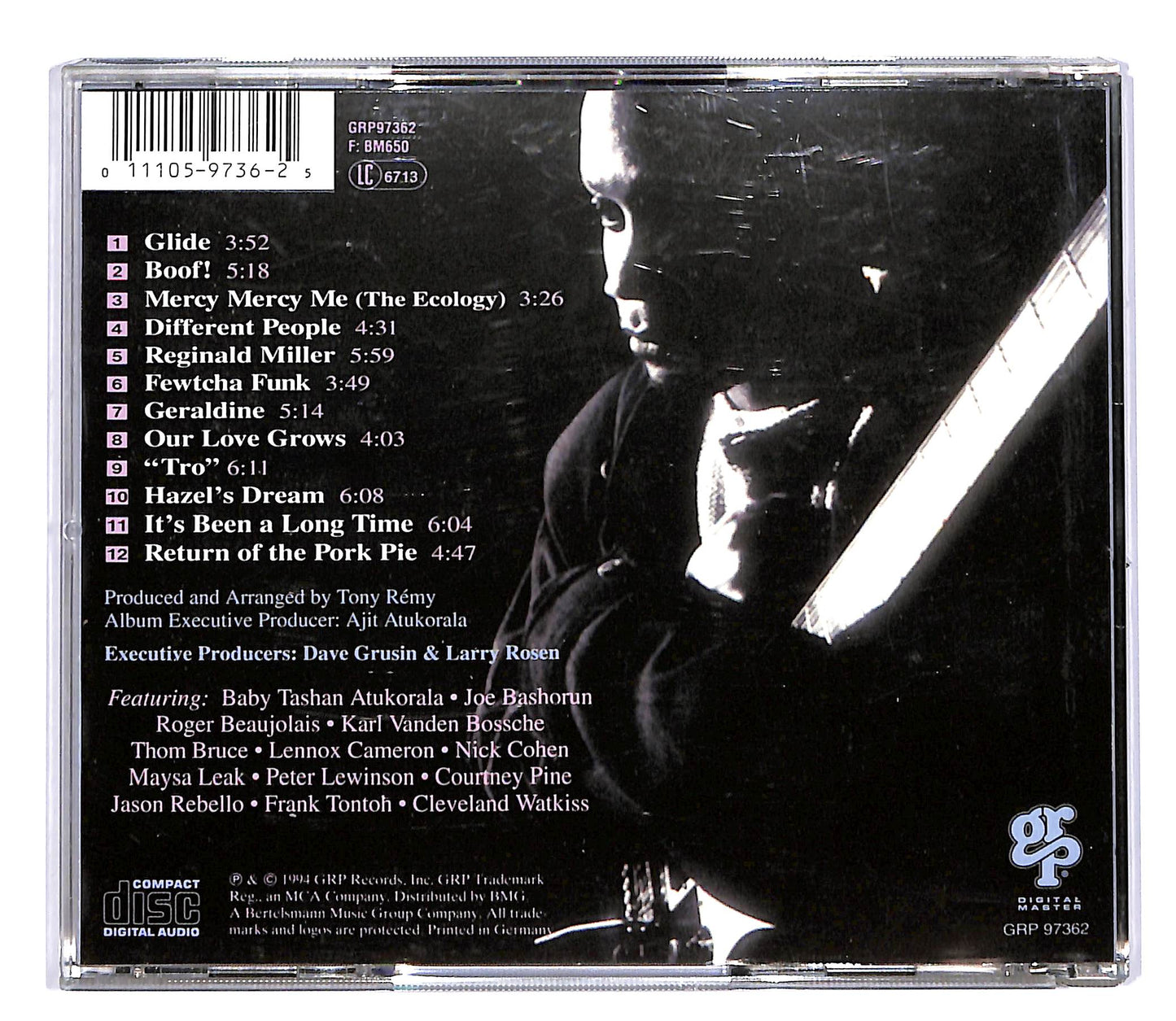 EBOND Tony Remy - Boof! CD CD051151