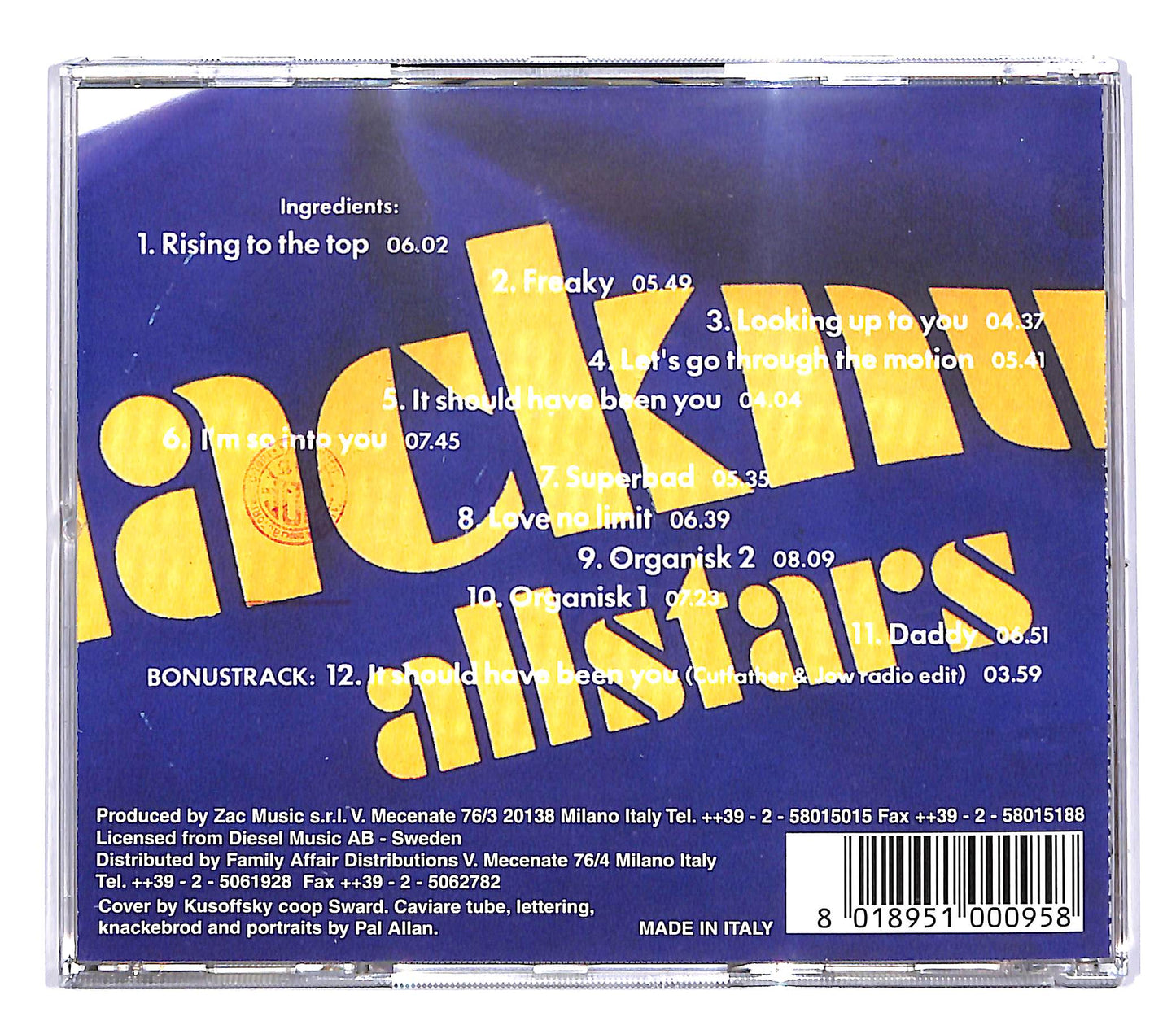 EBOND Blacknuss - Made In Sweden CD CD051159