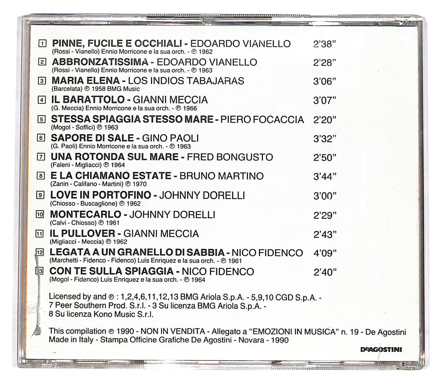 EBOND Various - Con Loro Sulla Spiaggia EDITORIALE CD CD051208