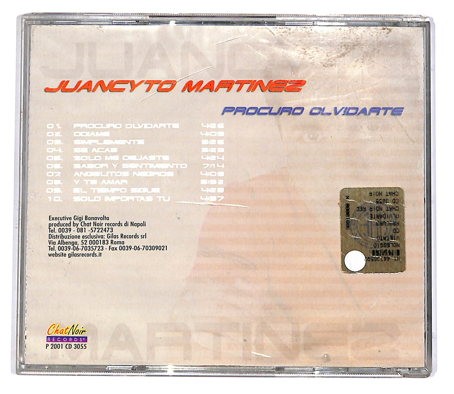 EBOND Juancyto Martinez - Procuro Olvidarte EDITORIALE CD CD051249