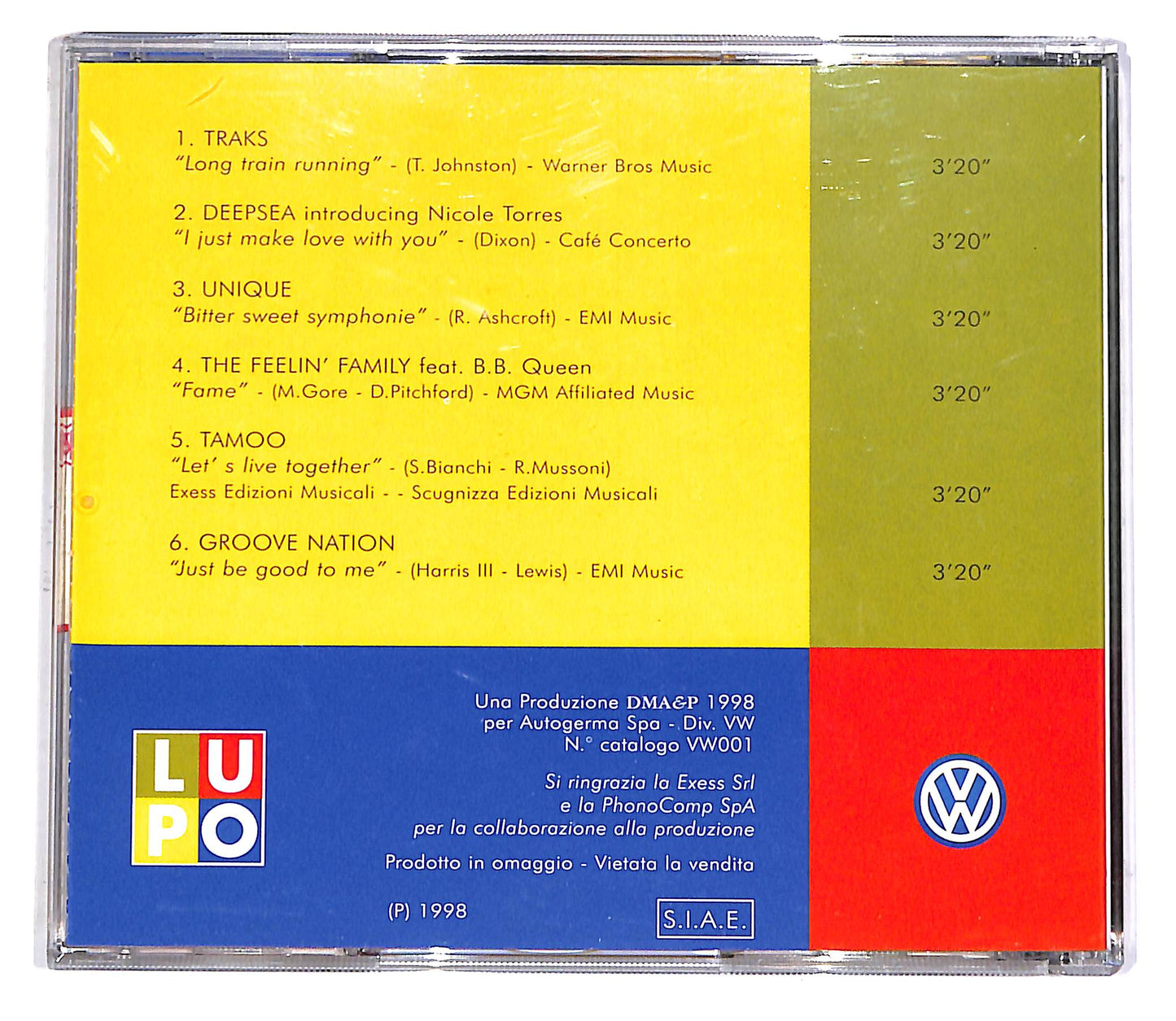 EBOND Various - Balla Con Lupo PROMO CD CD051250