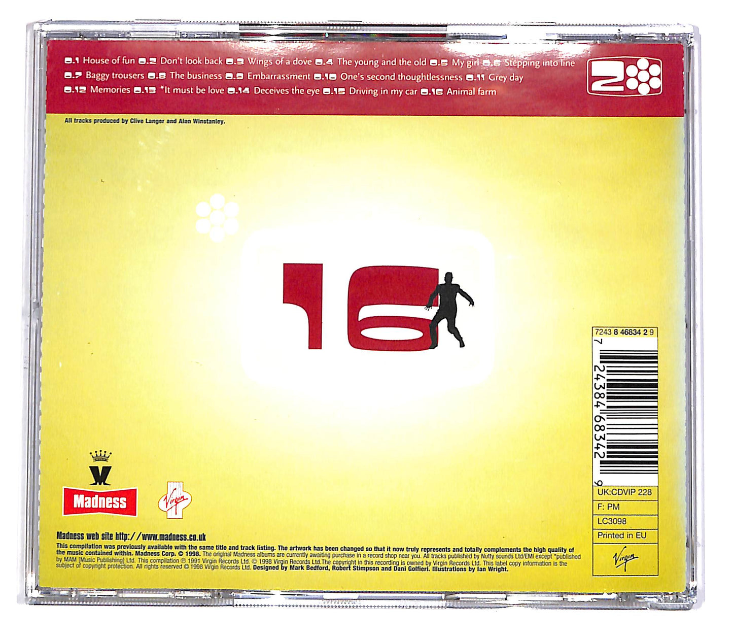 EBOND Madness - It's Madness: Sixteen Classic Tracks CD CD051256