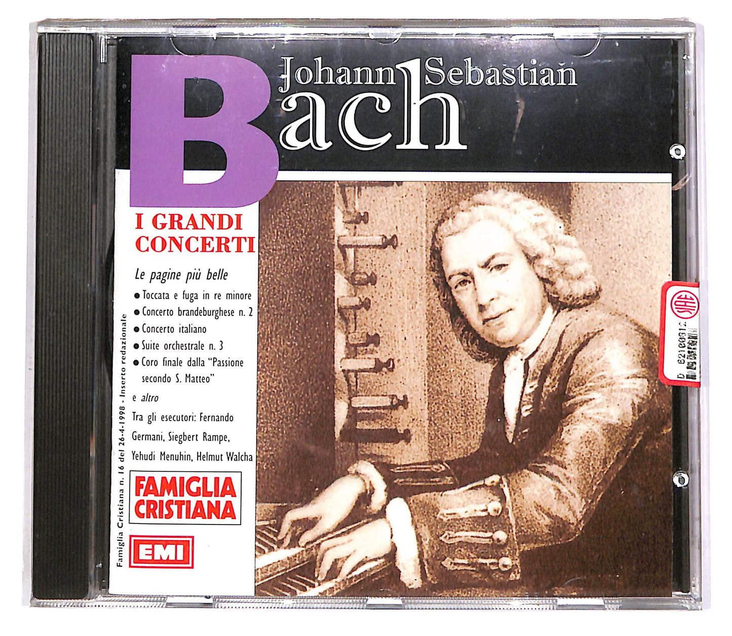 EBOND Johann Sebastian Bach - I Grandi Compositori EDITORIALE CD CD051311