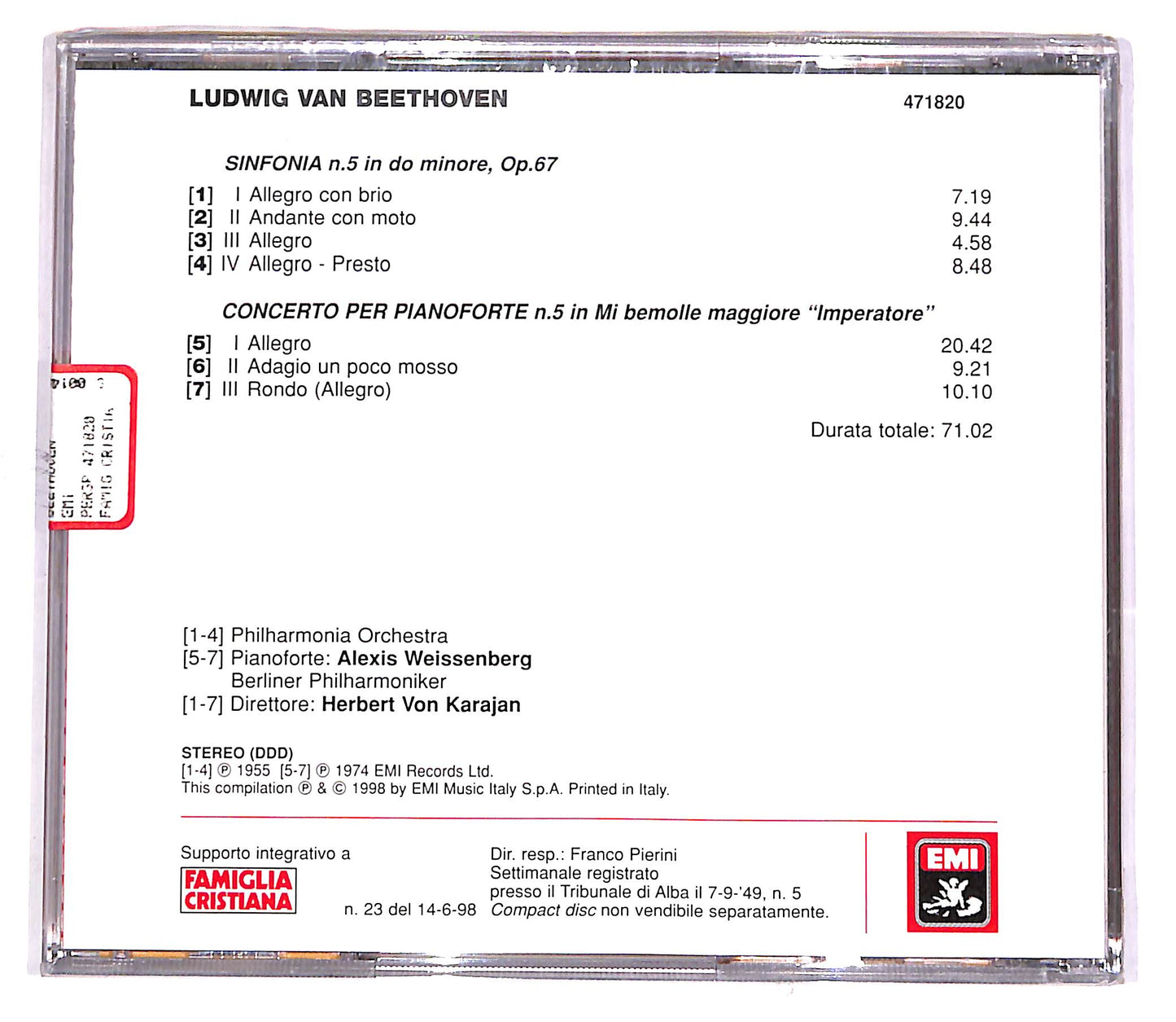 EBOND I Grandi Compositori - Ludwig Van Beethoven EDITORIALE CD CD051345