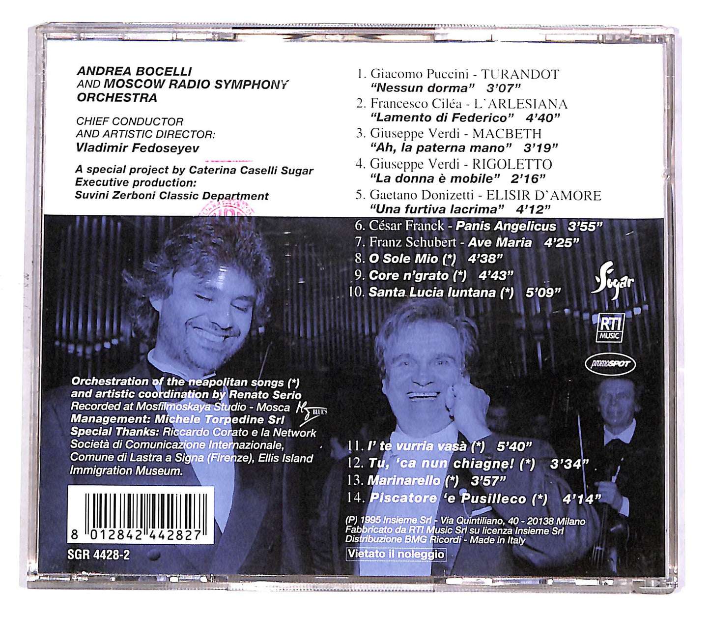 EBOND Andrea Bocelli - Viaggio Italiano CD CD051350