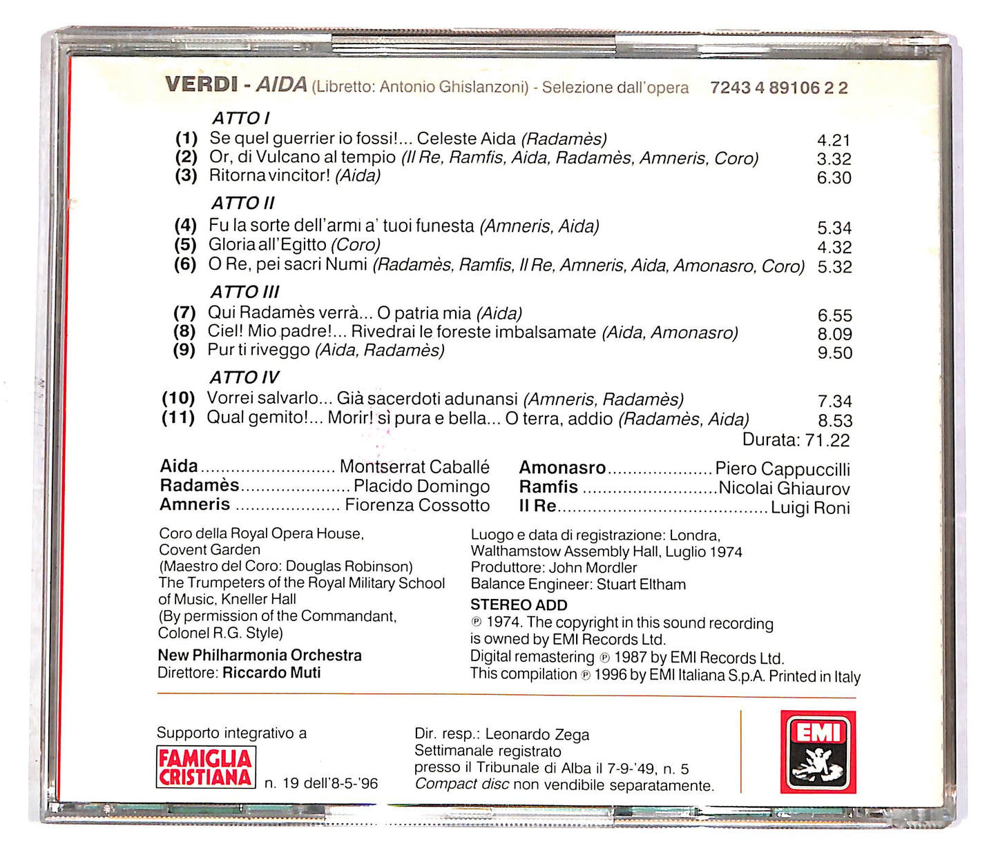 EBOND Giuseppe Verdi - Aida - Le Pagine Piu Belle - Muti EDITORIALE CD CD051443