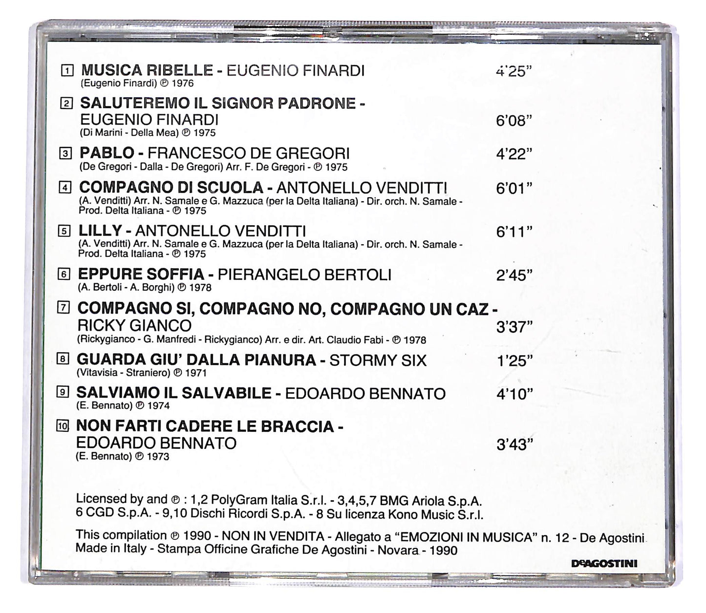EBOND Various - Musica Ribelle EDITORIALE CD CD051526