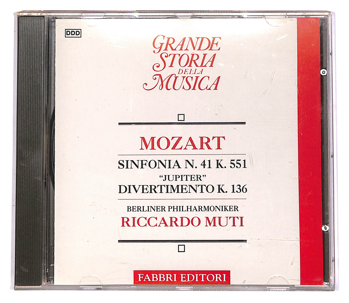 EBOND Mozart - Sinfonia N.41 - Divertimento K.136 - Muti EDITORIALE CD CD051715