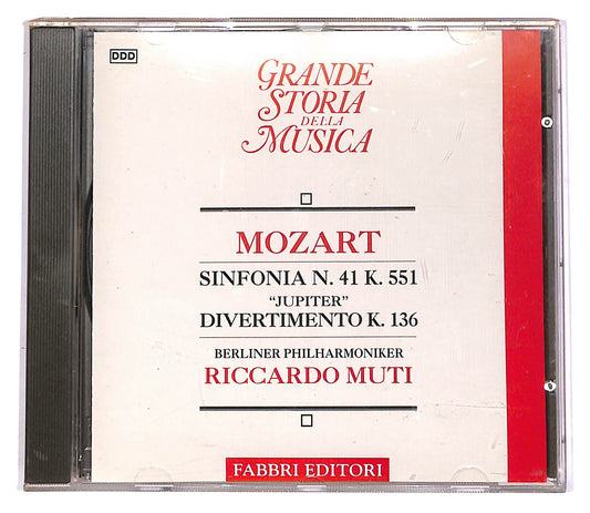 EBOND Mozart - Sinfonia N.41 - Divertimento K.136 - Muti EDITORIALE CD CD051715