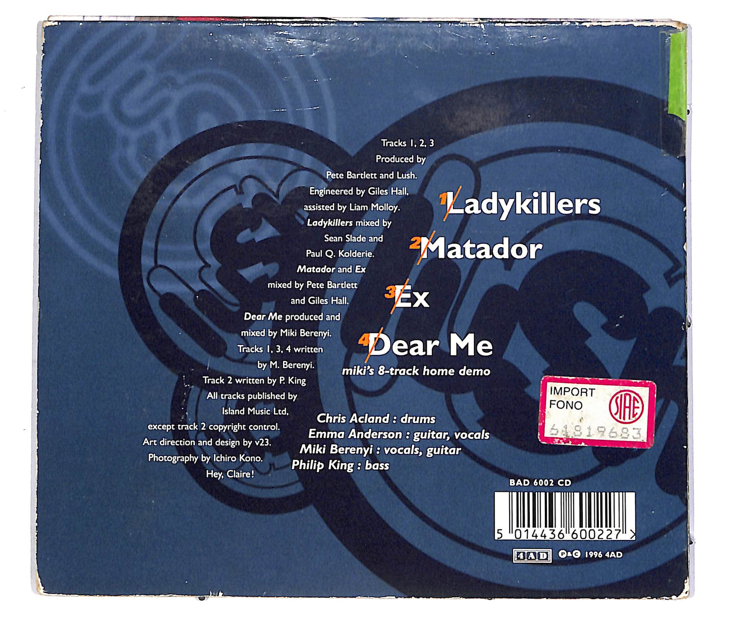 EBOND Lush - Ladykillers CD CD051758