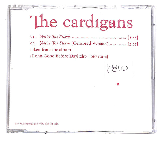 EBOND The Cardigans - You're The Storm PROMO CD CD051763