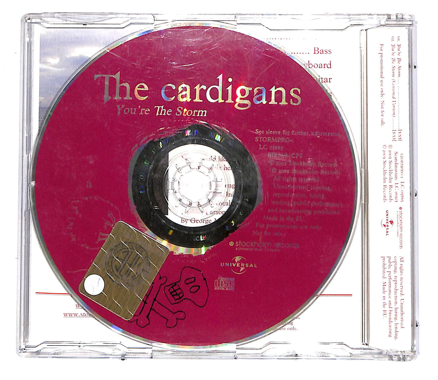 EBOND The Cardigans - You're The Storm PROMO CD CD051763