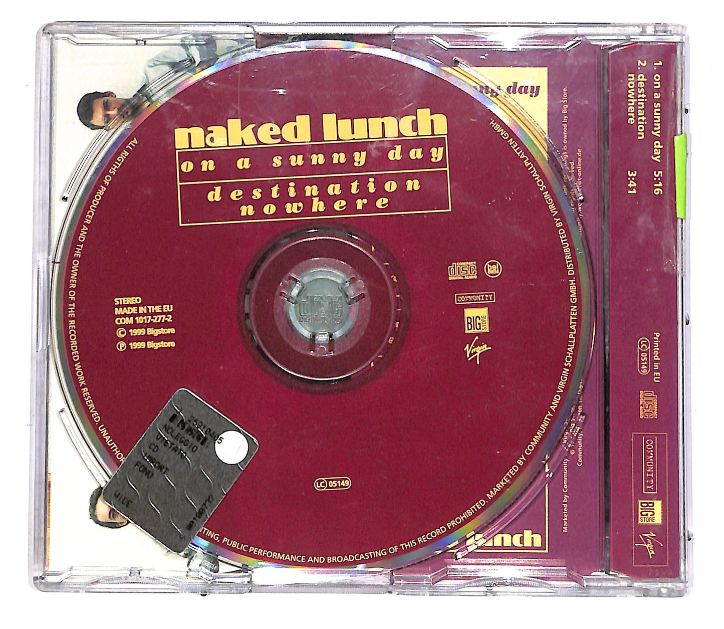 EBOND Naked Lunch - On A Sunny Day CD CD051828