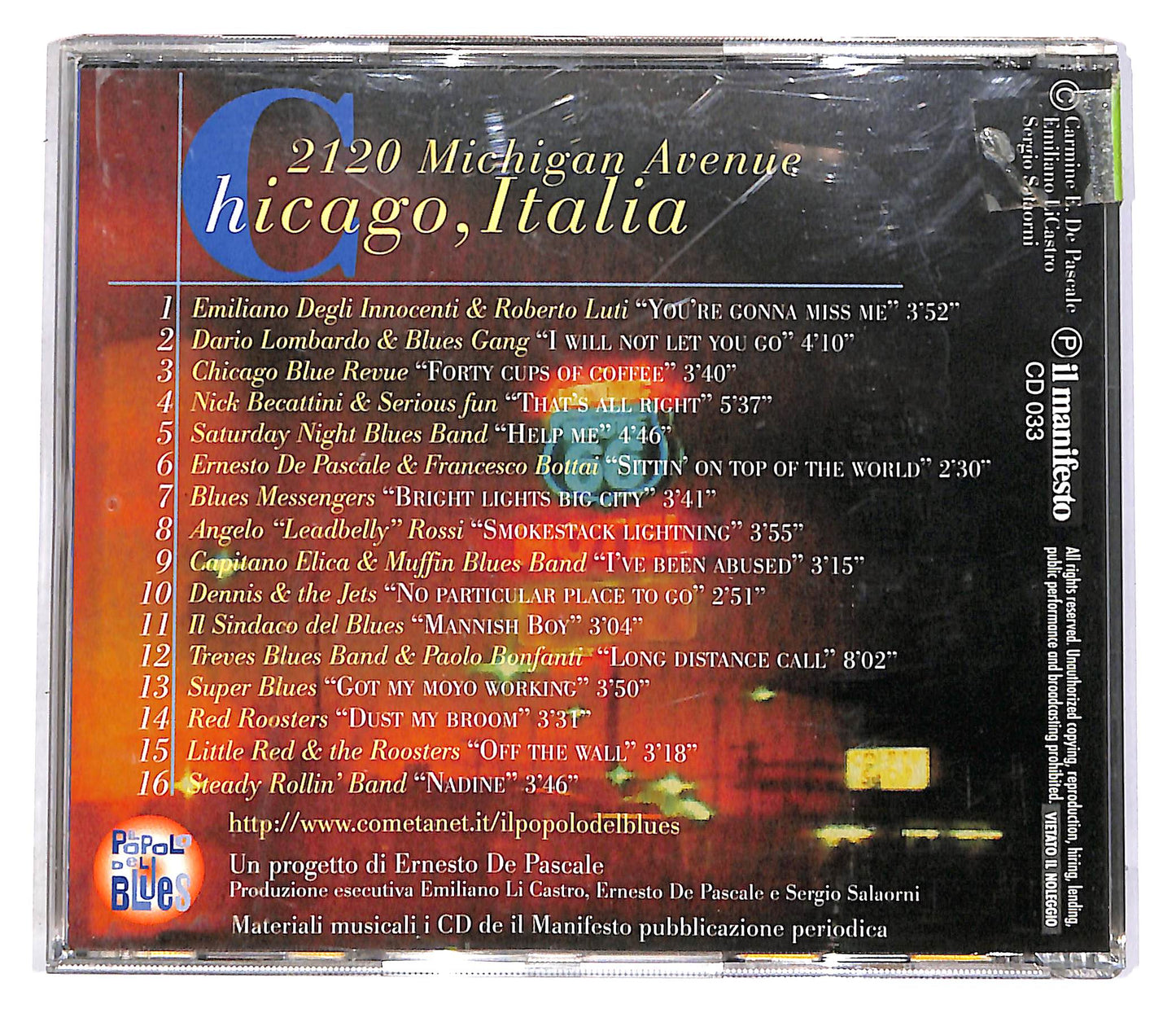 EBOND 2120 Michigan Ave Chicago, Italia Vol. 1EDITORIALE CD CD051931