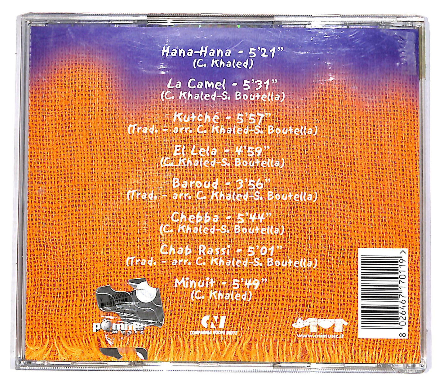 EBOND Cheb Khaled, Safy Boutella - The Great Rai CD CD052016