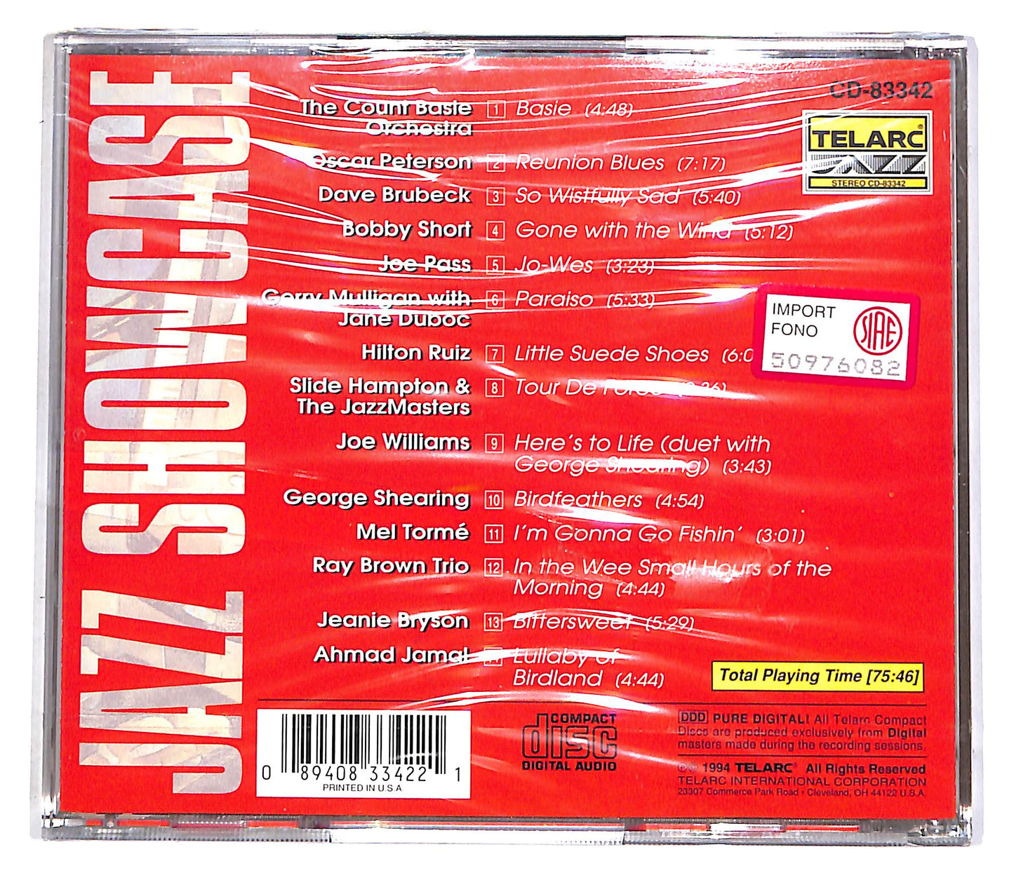 EBOND Various - Jazz Showcase CD CD052074