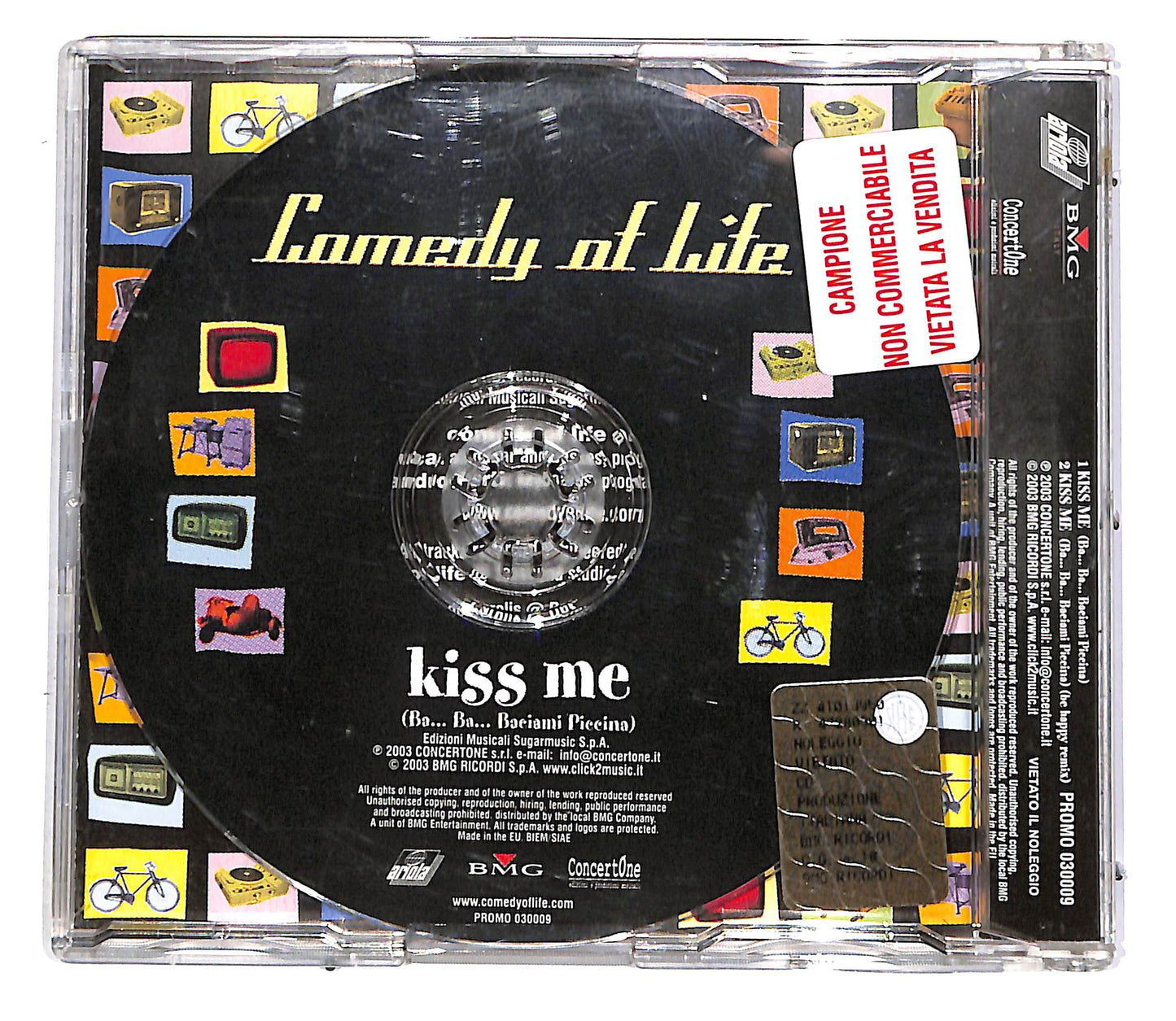 EBOND Kiss Me (Ba... Ba... Baciami Piccina) Comedy Of Life PROMO CD CD052115