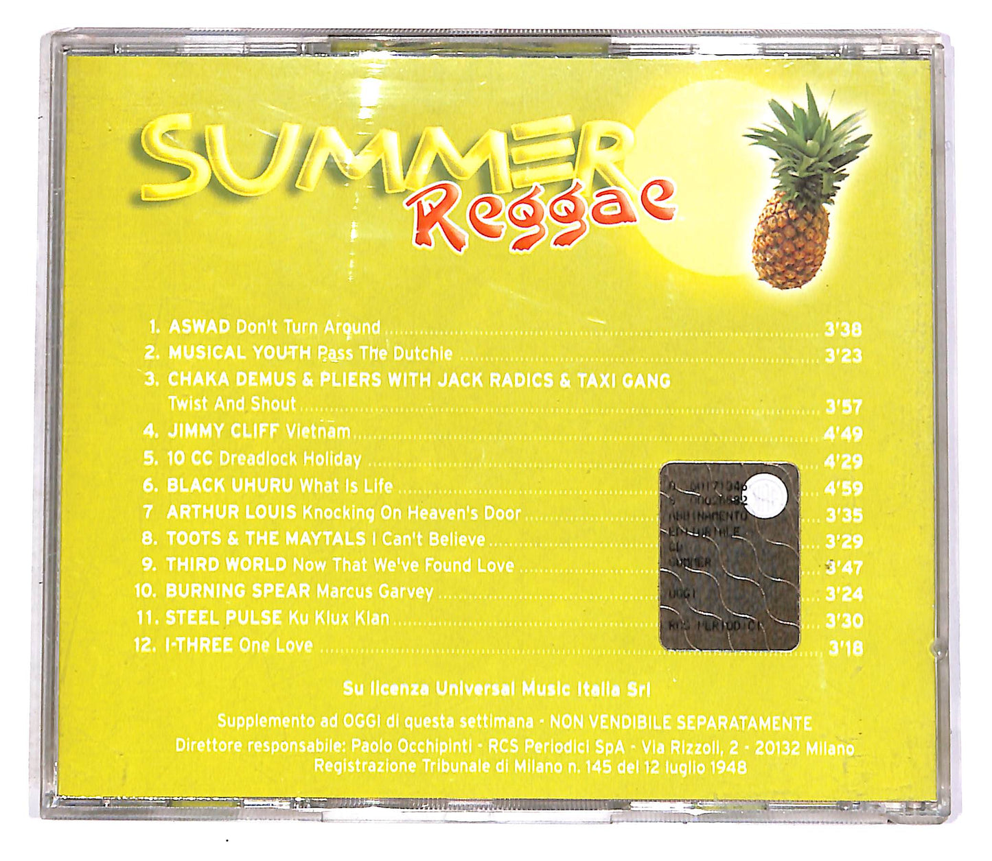 EBOND Various - Summer Reggae EDITORIALE CD CD052323