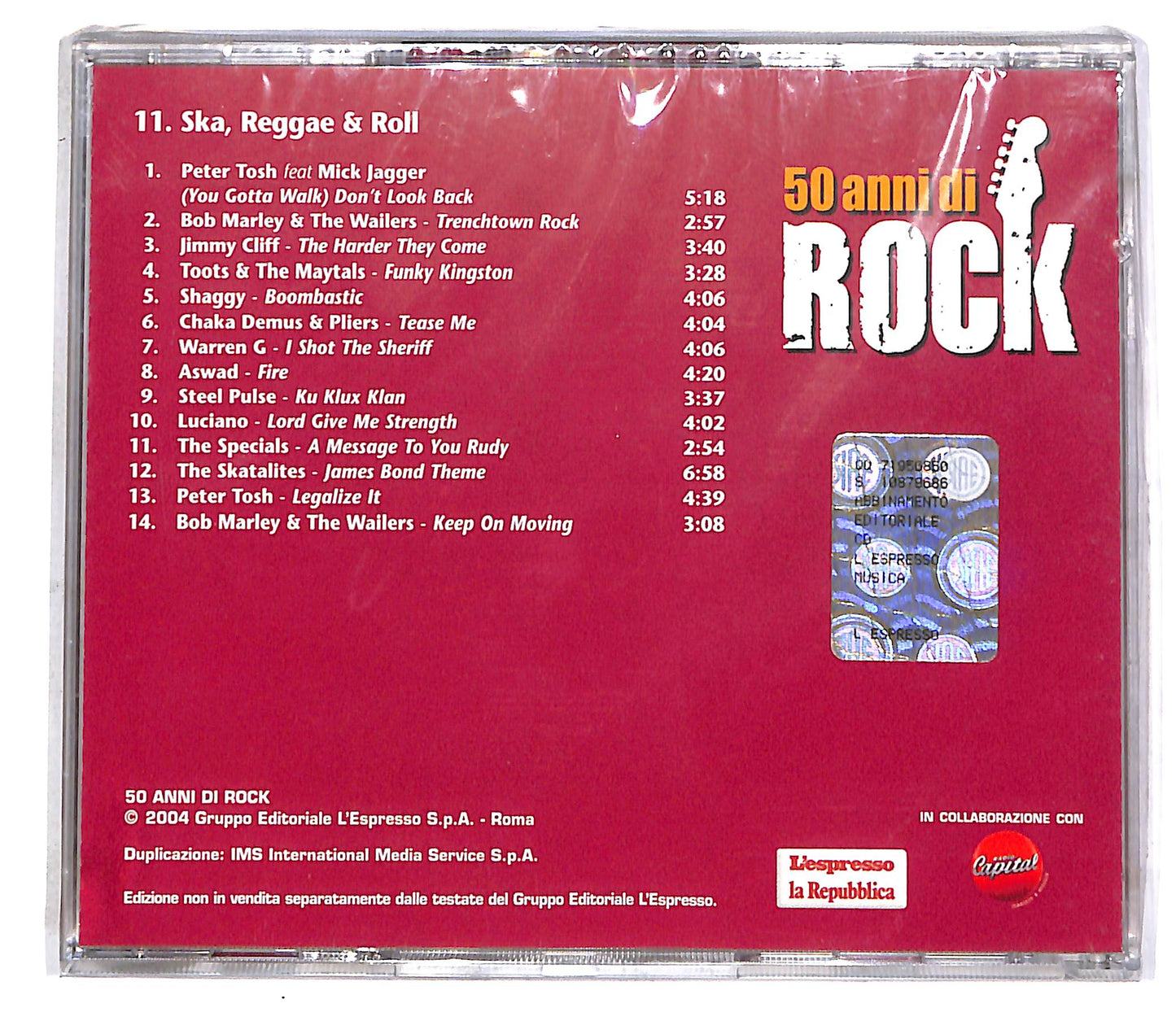 EBOND Ska, Reggae & Roll - 50 Anni Di Rock Vol.11 EDITORIALE CD CD052336