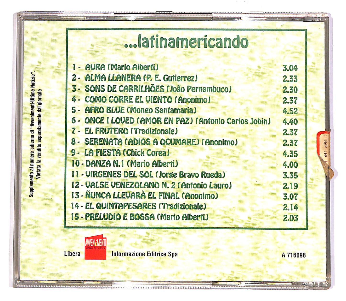 EBOND Flachibo - Latinamericando EDITORIALE CD CD052417
