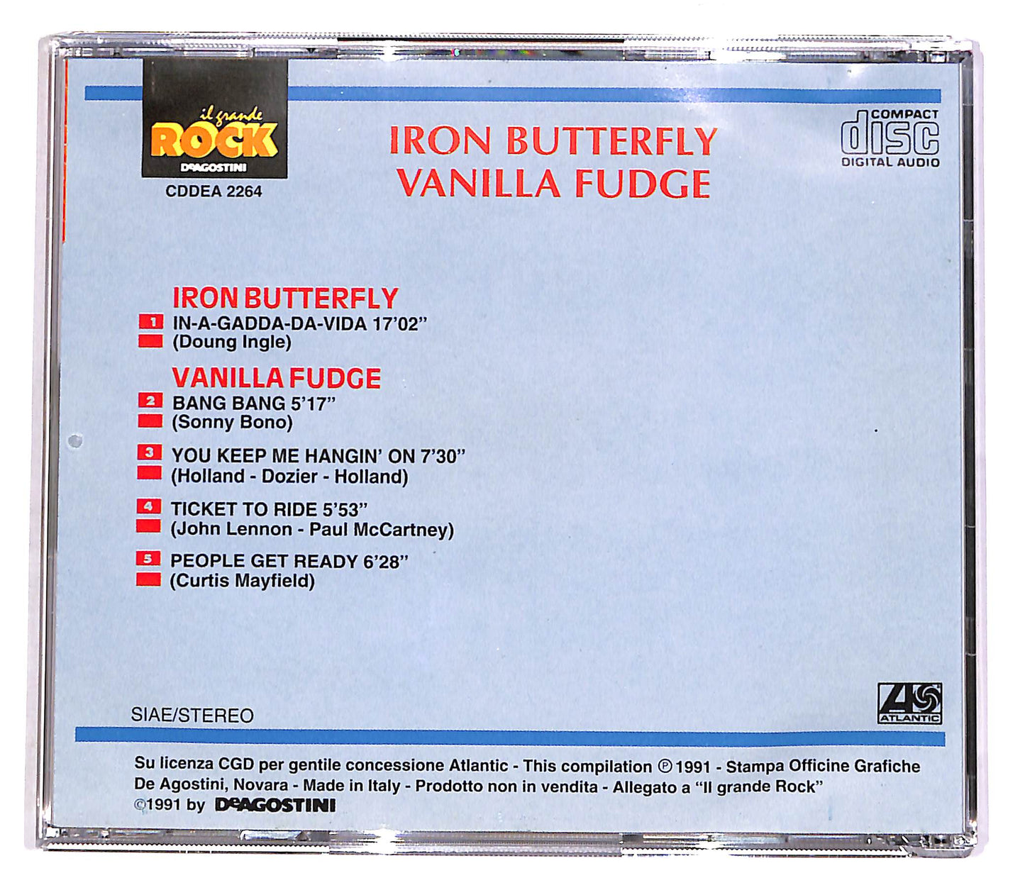 EBOND Iron Butterfly - Vanilla Fudge - Il Grande Rock EDITORIALE CD CD052440