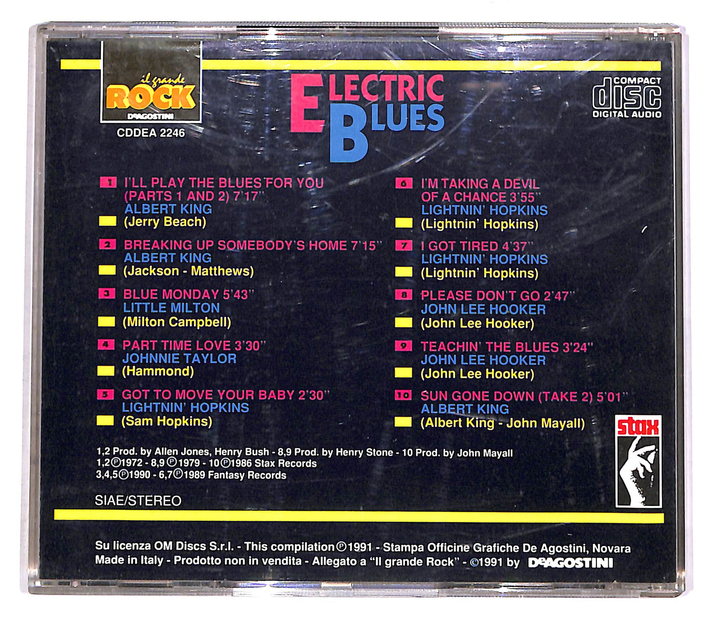 EBOND Various - Electric Blues - Il Grande Rock EDITORIALE CD CD052455