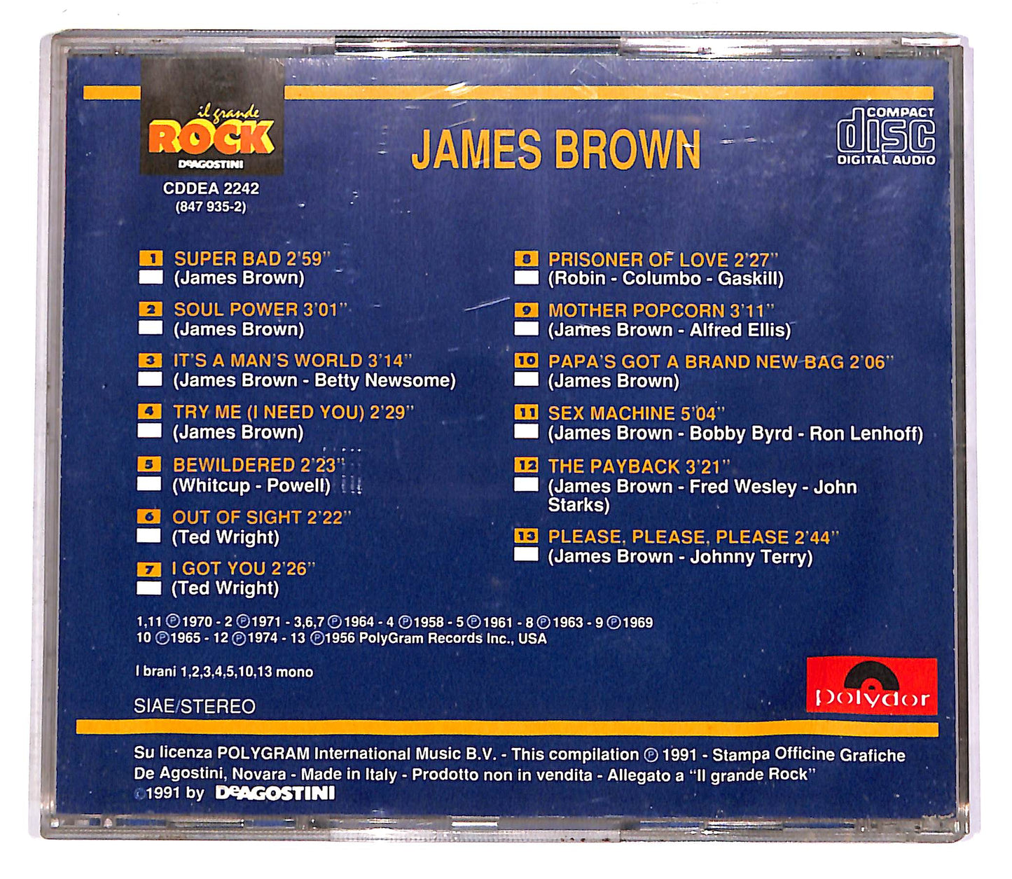 EBOND James Brown - Il Grande Rock EDITORIALE CD CD052514