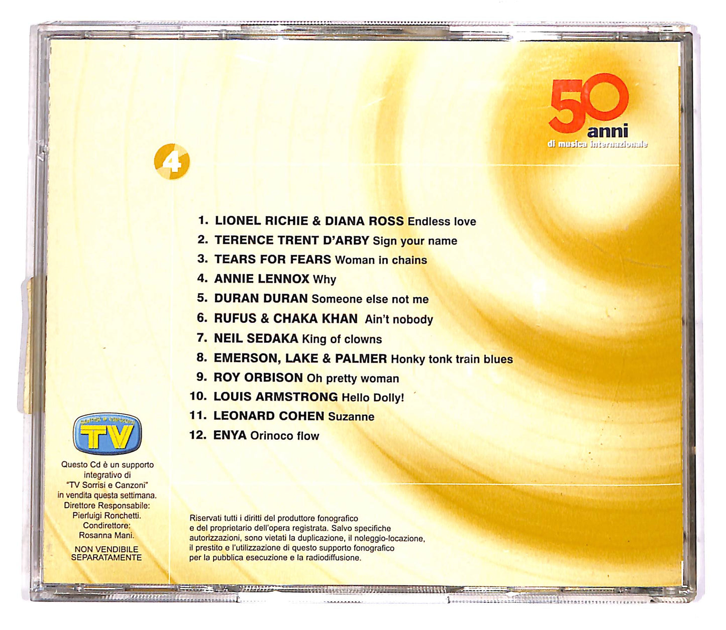 EBOND Various - 50 Anni Di Musica Internazionale Vol.4 EDITORIALE CD CD052516