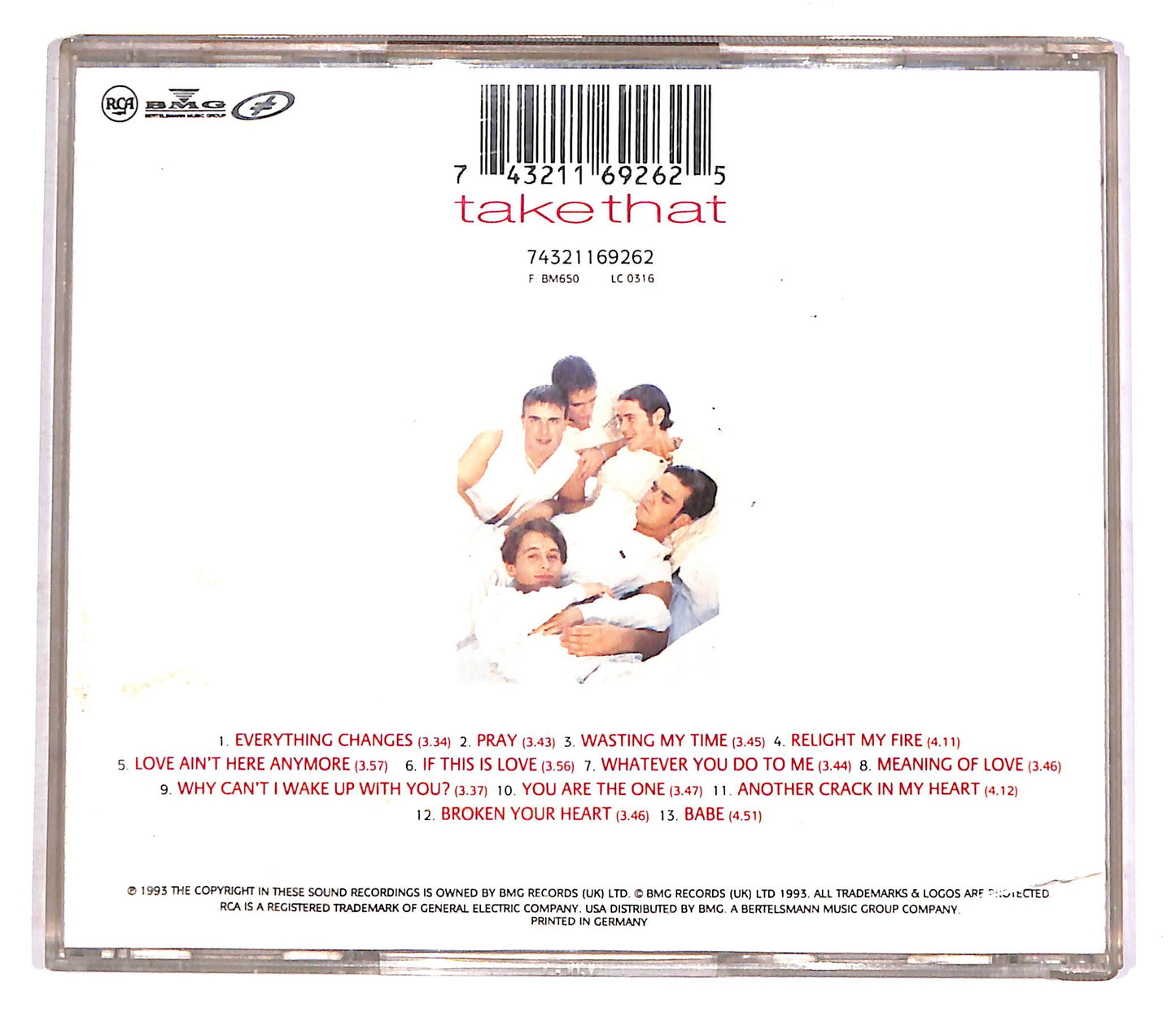 EBOND Take That - Everything Changes CD CD052520