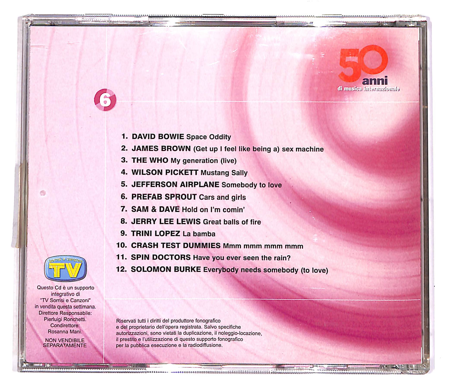 EBOND Various - 50 Anni Di Musica Internazionale Vol.6 EDITORIALE CD CD052522