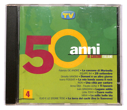 EBOND Various - 50 Anni Di Canzoni Italiane Vol.4 EDITORIALE CD CD052525