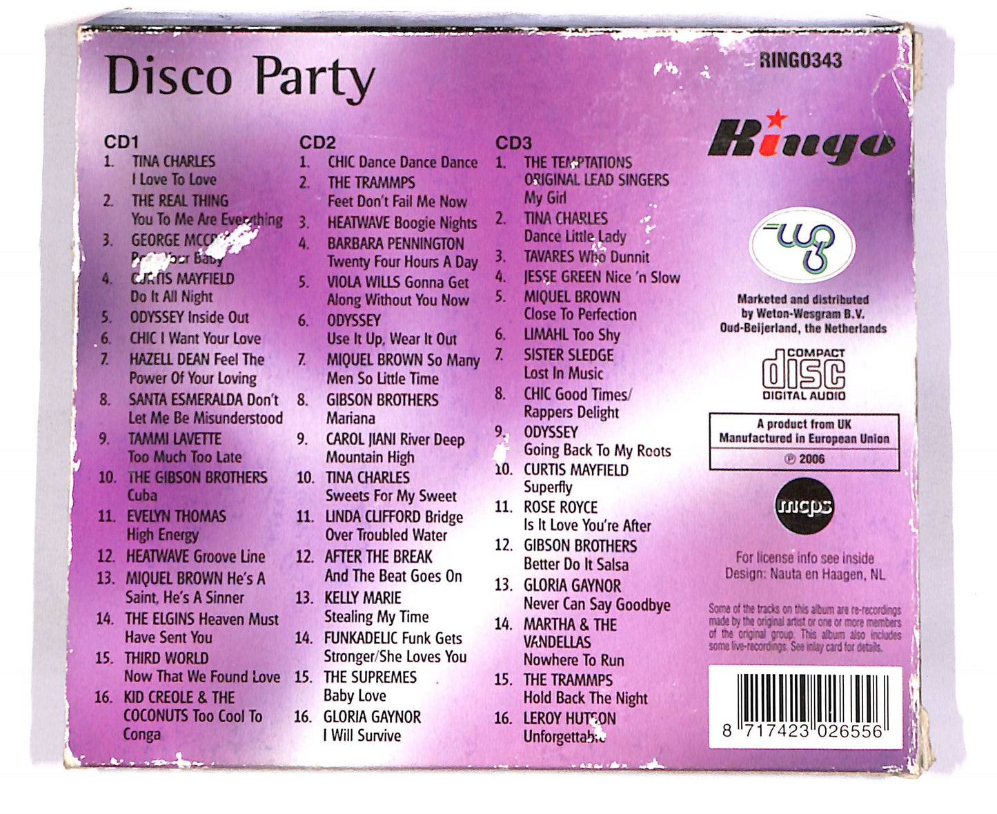 EBOND Various - Disco Party (3 dischi) CD CD052537