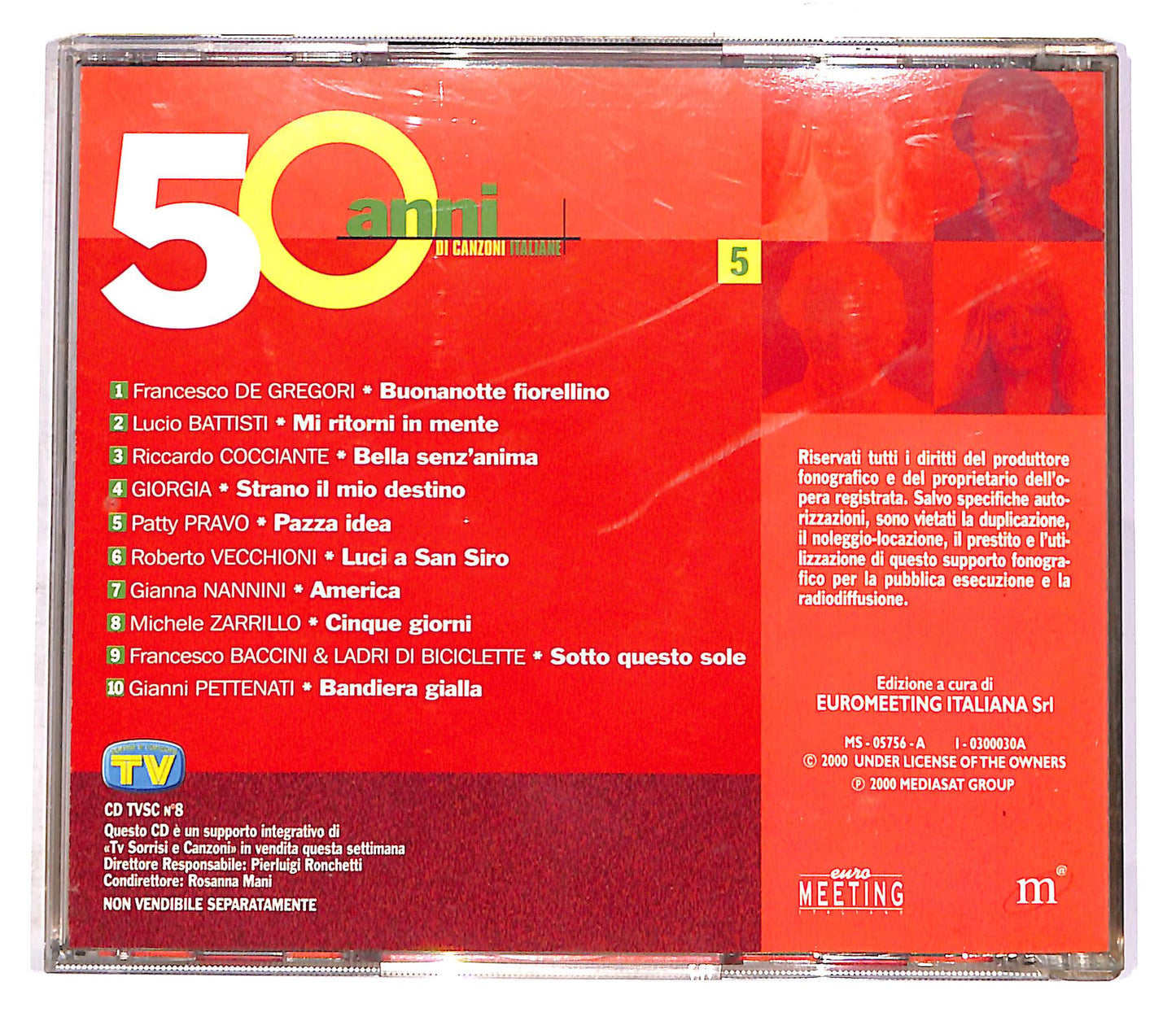 EBOND Various - 50 Anni Di Canzoni Italiane Vol.5 EDITORIALE CD CD052541