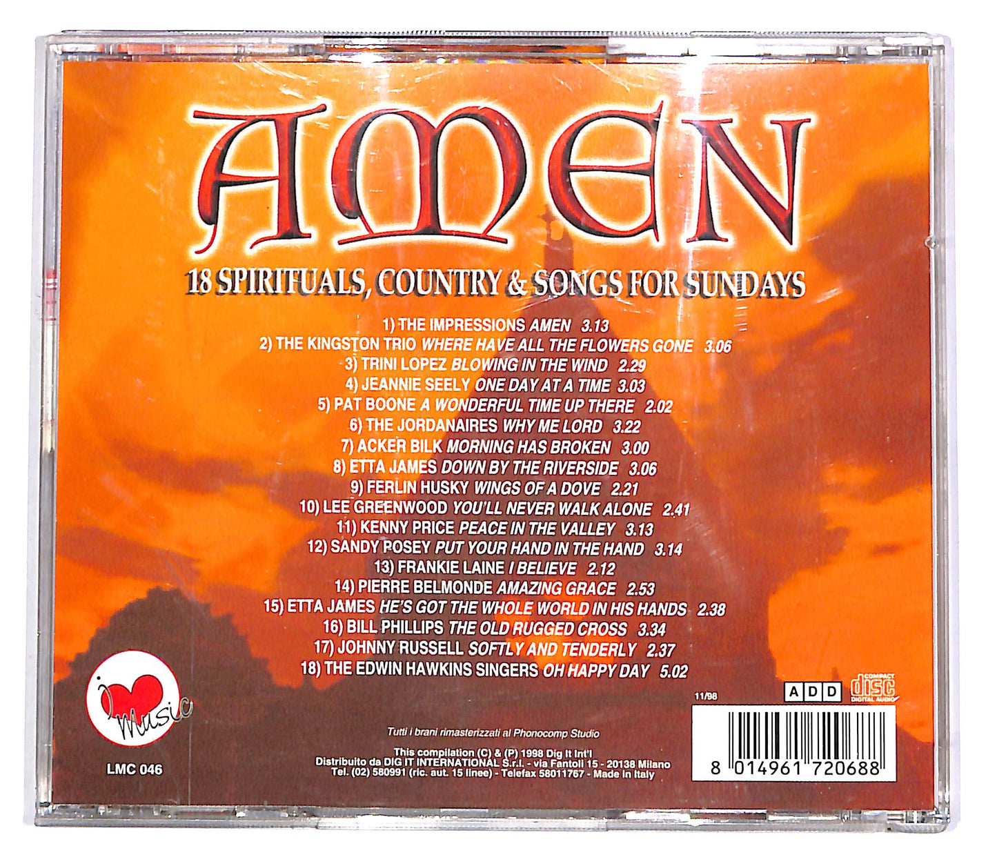 EBOND Amen - 18 Spirituals, Country & Songs For Sundays CD CD052655