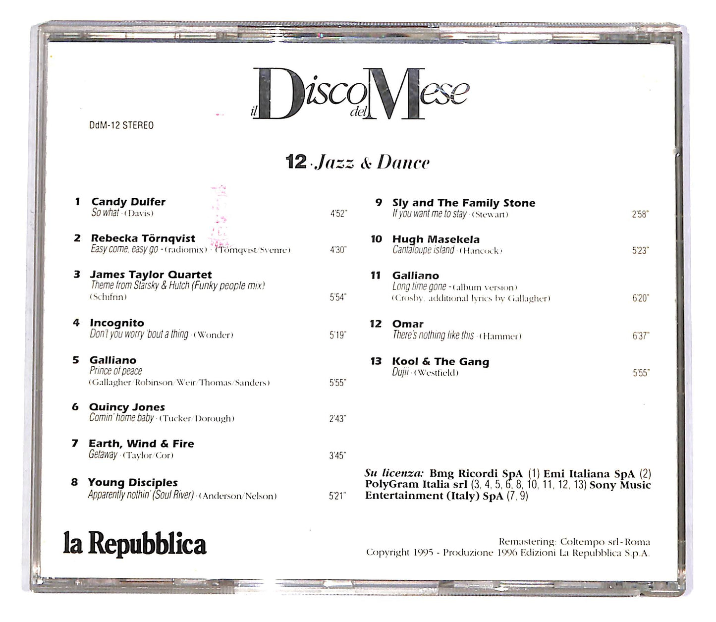 EBOND Il Disco Del Mese Vol.12 - Jazz & Dance EDITORIALE CD CD052702